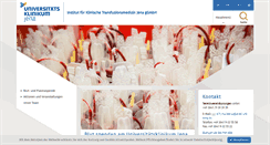 Desktop Screenshot of blut-ist-leben.de